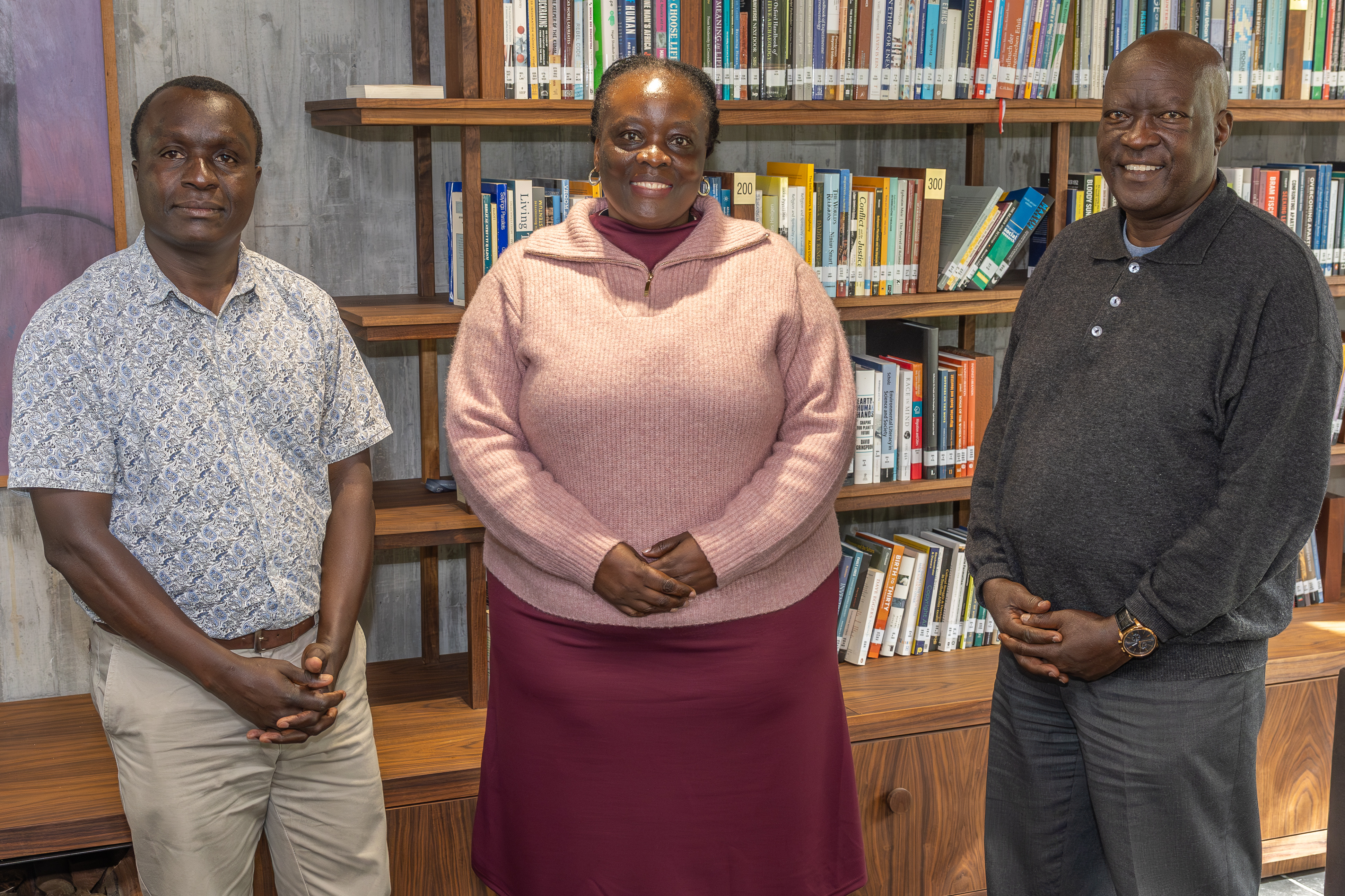 STIAS Fellows Wambongo CS Recha, Truphena E Mukuna and Christopher A Shisanya