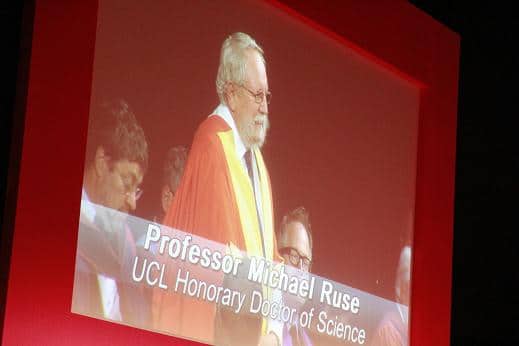STIAS Fellow Michael Ruse receives Honorary Doctorate from University College London