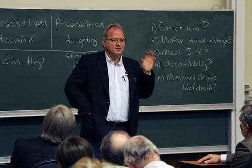 Thumbnail for Christof Heyns's STIAS Lecture – Autonomous Weapons Systems: Coming to a theatre near you?