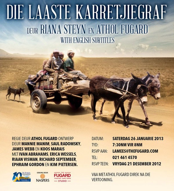 Thumbnail for Athol Fugard – Die laaste karretjiegraf