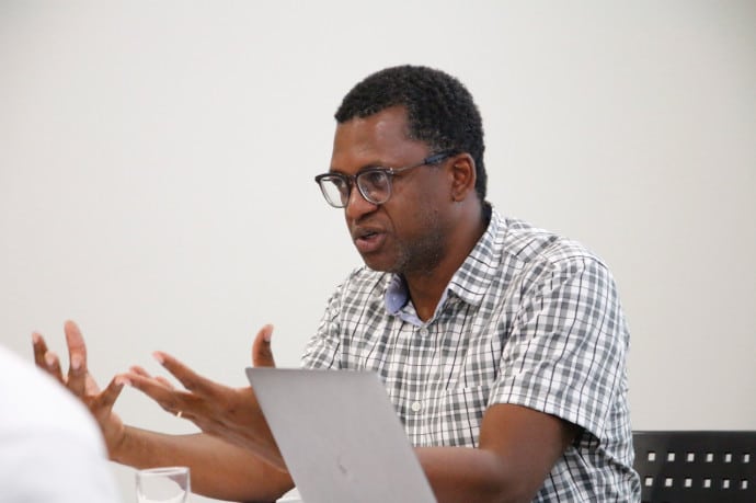 STIAS fellow António Tomás during his seminar presentation on 14 February 2019