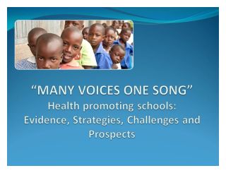 Thumbnail for STIAS–PWIAS Colloquium: Many Voices One Song Health promoting schools: Evidence, Strategies, Challenges and prospects (9–11 Nov 2011)