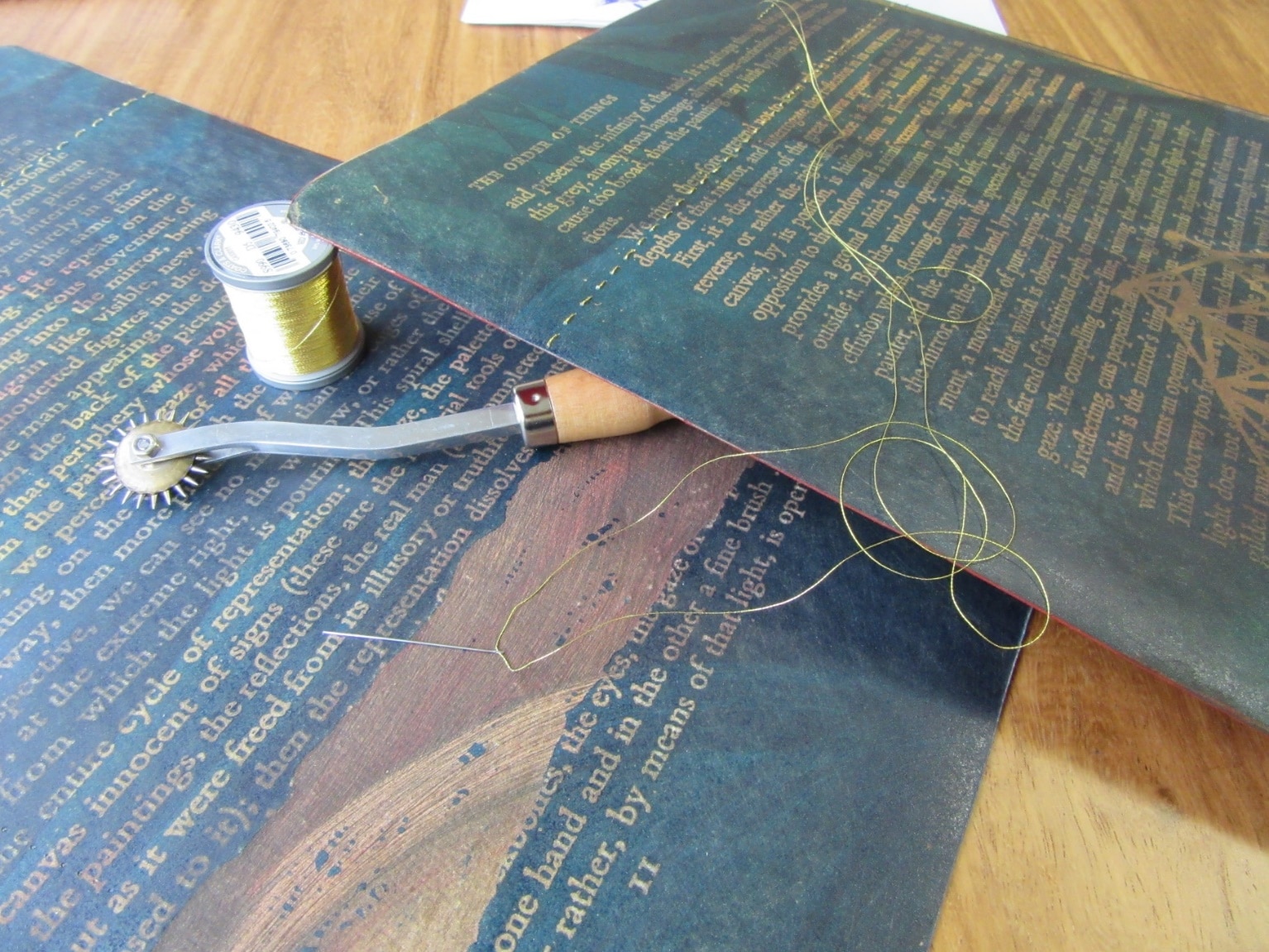 Sewing into the series Under the Crux