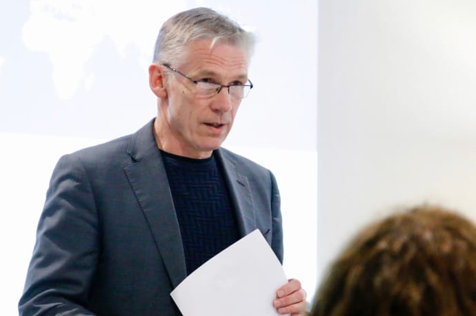 STIAS fellow Rúnar Vignisson during his seminar on 23 May 2019