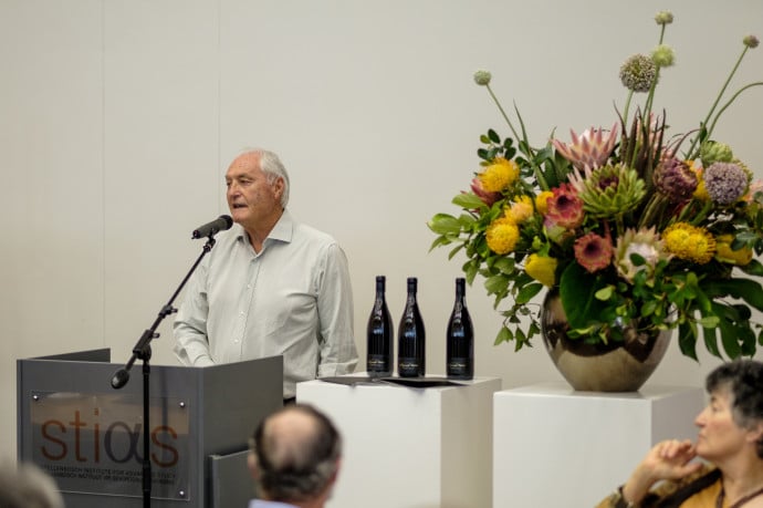 Prof Bernard Lategan during the launch of Aliquid Novi