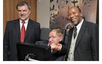 Thumbnail for Hawking gives enthusiastic support of NITheP