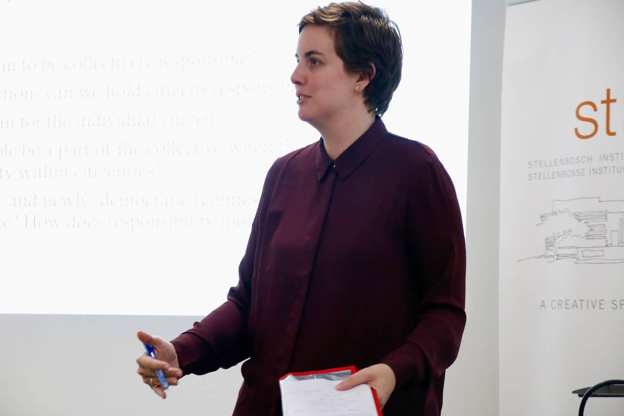 Democratic citizenship in a globalised world - Fellows' seminar by Christine Hobden