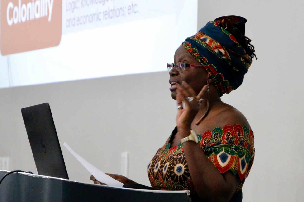 Photo of Peeling away at the layers of colonisation - public lecture by Sylvia Tamale