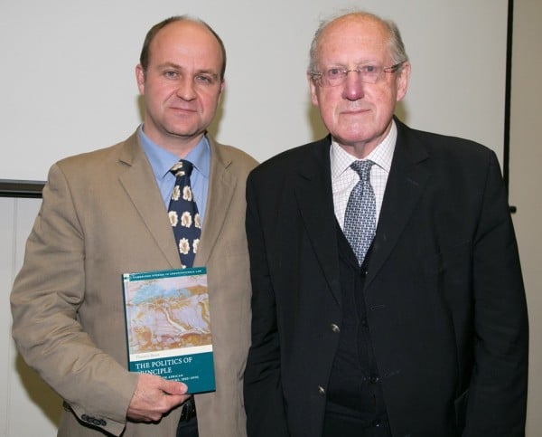 Book by Theunis Roux, “The Politics of Principle: The First South African Constitutional Court, 1995 – 2005” is launched at STIAS